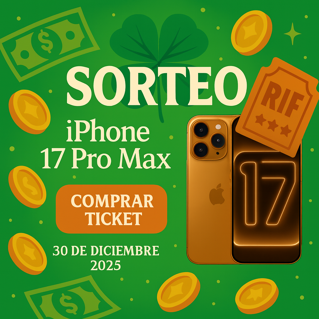 SORTEO IPHONE 17 PRO MAX